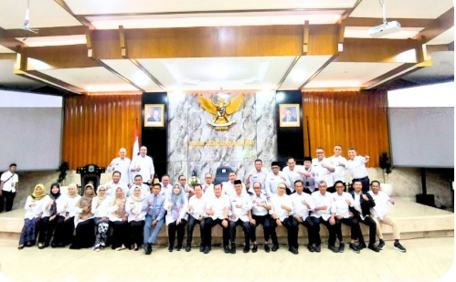 Coffee morning bersama pimpinan daerah yang dirangkaikan dengan acara pelepasan kepala perangkat daerah yang memasuki masa purna tugas